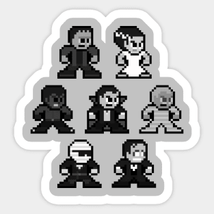 8-bit Universal Monsters Sticker